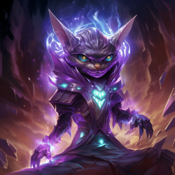 A psychic rover from Yu-Gi-Oh, glowing with purple psychic energy.