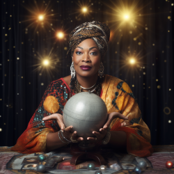 A classic psychic with otherworldly hands